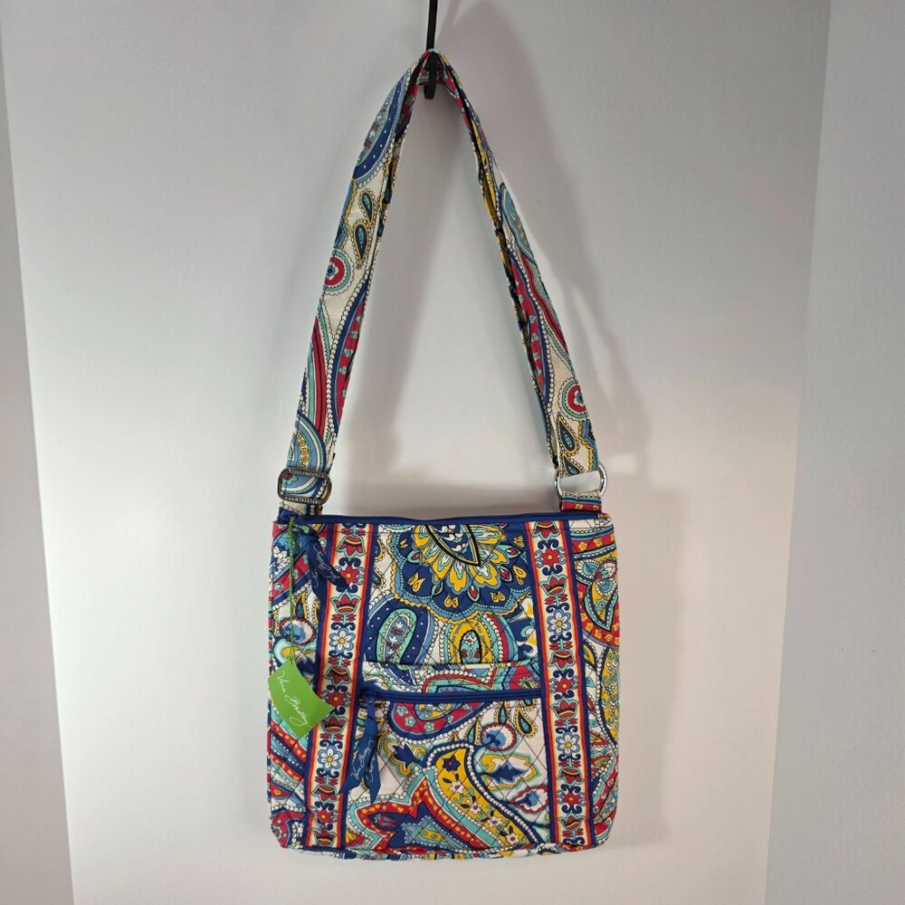 Vera Bradley Marina Paisley Hipster Crossbody Bag + Euro Wallet Set NWT - Picture 4 of 16
